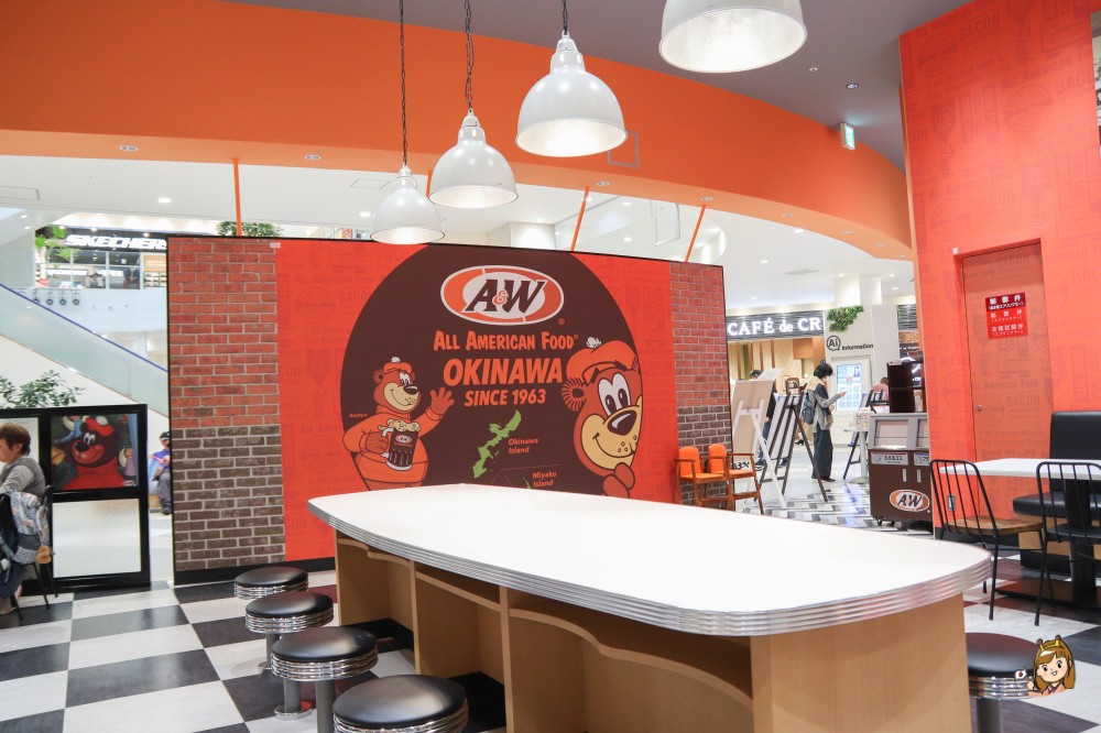 沖繩A&W漢堡 iias店 人氣必吃美食