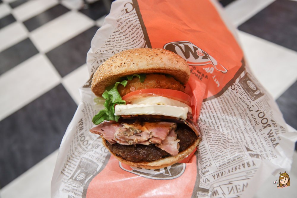 A&W漢堡店餐點推薦